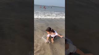 shortvideo cutebaby trending beachvibes beachlover [upl. by Ellenhoj]