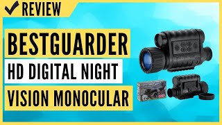 Bestguarder 6x50mm HD Digital Night Vision Monocular Review [upl. by Aerdnua751]