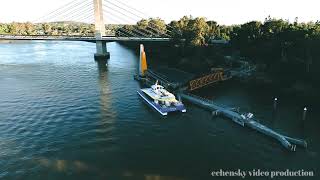 2023 4K Brisbane and Redcliffe Peninsula Drone Footage  echensky [upl. by Annaeed]