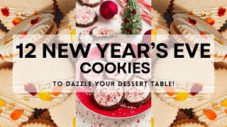 12 NEW YEARS EVE COOKIES to Dazzle Your Dessert Table newyear newyear2025 sharpaspirant [upl. by Costa]