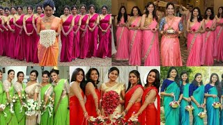 wedding group saree look and idea [upl. by Brinkema237]