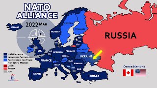 The Expansion of NATO Since 1949 [upl. by Sorac]