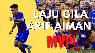 ARIF AIMAN VS TERENGGANU  FINAL PIALA FA 2022 TERENGGANU VS JDT  GOALS HIGHLIGHTS INCLUDED [upl. by Htaek]