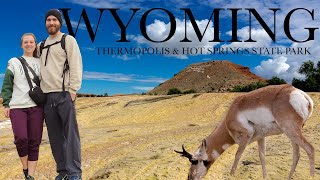 How to Spend One Day in Hot Springs State Park amp Thermopolis WY  Wyoming Travel Vlog [upl. by Ahsinek]