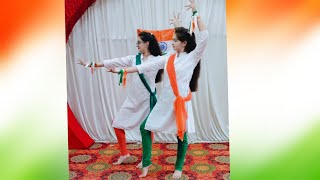 patriotic dance  Bharat ki beti  Ae watan  patrioticdance movewithme [upl. by Ahsar477]