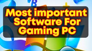 All in one runtime most important Software for Gaming PC [upl. by Enel379]