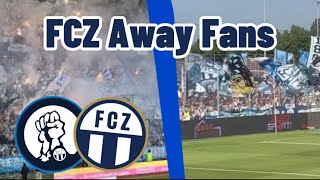 FCZ Away Fans are crazy🔥 [upl. by Favian]