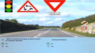 Examen 2019 😘 code de la route 😍 regle des priorités  panneaux de signalisation [upl. by Dnilazor762]