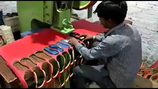 चप्पल बनाने वाले मशीन। 9414239492 chappal banane ki machine sleeper making machine [upl. by Llehcar]