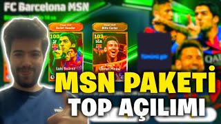 HEDEF 108 BOMBACI MESSİ 😱 BARCELONA MSN TOP AÇILIMI   eFOOTBALL MOBİLE 2025 [upl. by Tracey605]