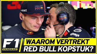 Verstappen ziet belangrijk kopstuk vertrekken bij Red Bull Racing  F1 VANDAAG [upl. by Orips]