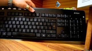 A4tech Backlit Keyboard KL126  Unboxing and Quick Review [upl. by Rehposirhc]