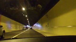 BMW 840ci Sport driving through the Hindhead Tunnel on opening day [upl. by Colinson]