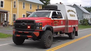 NEW Lyndonville Squad 34 Responding During Flooding [upl. by Oinotnaocram]