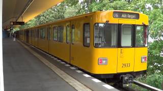 UBahn Berlin  Der UBahnhof Holzhauserstr U6HD 1080p [upl. by Meenen118]