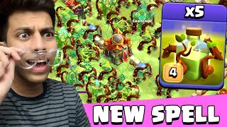 New Overgrowth Spell Explained in Clash of Clans [upl. by Ludwog]