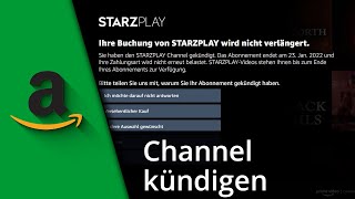 Starzplay kündigen  Amazon Channel kündigen ✅ Tutorial [upl. by Gazzo807]