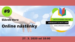 Učte s námi Online 9  Nástěnky  Padlet a LinoIt [upl. by Hako]