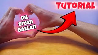 Play Dil Diyan Gallan on Table Beginner to Advance Tutorial [upl. by Alaek]