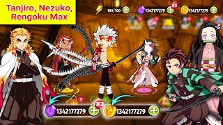 Stick Demon Shadow Fight Mod APK Gameplay  Unlimited Money amp Gem  Tanjiro Nezoko Max Level [upl. by Nochur]