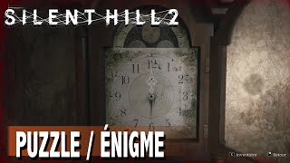 ÉNIGME  PUZZLE HORLOGE  RÉSIDENCE BLUE CREEK  chambre 212  SILENT HILL 2 REMAKE [upl. by Aihsenor999]