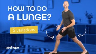 Lunges for Beginners  How to do a lunge [upl. by Hali]