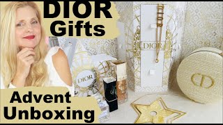 DIOR Holiday free gifts and Dior Holiday advent calendar unboxing [upl. by Vidda]