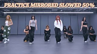 aespa Drama Dance Practice Mirrored Slowed 50 [upl. by Ranson32]