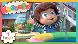 Kazoops⛱ SUMER TIME ☀️ Best moments  Cartoons for kids [upl. by Woolson523]