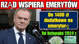 Polscy seniorzy otrzymają do 1400 zł więcej  Kryteria kwalifikowalności do nowej wypłaty ZUS [upl. by Eihcra]