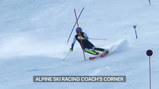 Mikaela Shiffrin slalom training in El Colorado La Parva Chile August 2022 alpine skiing ski coach [upl. by Gimble821]