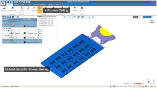 Moldex3D 2021 Demo  IC Packaging MUF [upl. by Morgana]