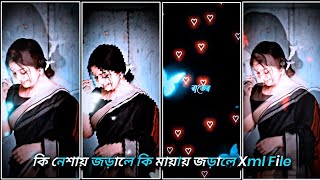 KI NESHA JORALE XML FILE ALIGHT MOTION VIDEO EDTING NEW TREND NEW XML FILE❤️ [upl. by Cartwright]