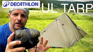 Decathlon UL Solognac 3 x 3 Tarp  Test amp Erfahrungen [upl. by Mathias]