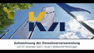 Einwohnerversammlung der Stadt KorntalMünchingen vom 27112023 [upl. by Athelstan945]