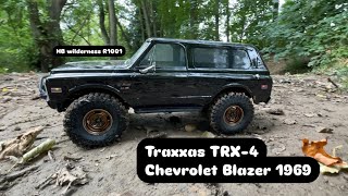 Traxxas TRX4 Chevrolet Blazer 1969 HB wilderness R1001 chassis [upl. by Aralc783]