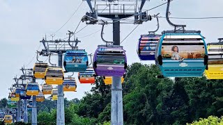 Disney Skyliner from Caribbean Beach to Disneys Hollywood Studios [upl. by Sairu]