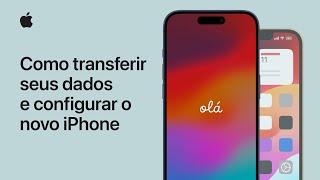 Como transferir seus dados e configurar um novo iPhone  Suporte da Apple [upl. by Simone]