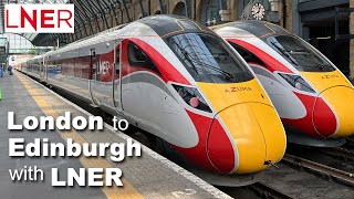 London to Edinburgh by train with LNER [upl. by Ecylahs]