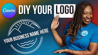 How to Make a Logo in Canva  Canva Tutorial [upl. by Cochrane]