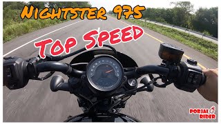 Top Speed 🔥 Harley Davidson Sportster Nightster 975 [upl. by Jedidiah314]