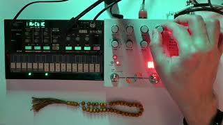 Ambient  Drone on Korg Volca FM2 with Hologram Microcosm [upl. by Cassius]