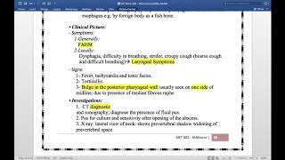 Chapter 5 Retropharyngeal Abscess Part 2 [upl. by Neleag]