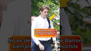 No es de extrañar que Barron siempre lleve una mochila suiza negra de 100 dólares la verdadera [upl. by Rye]