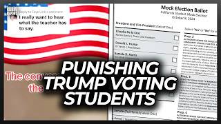 Outraged Parent Confronts Teacher Who Punished Trump Voting Kids in Mock Election [upl. by Etnuaed]