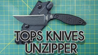 TOPS KNIVES UNZIPPER G10 1095 Pikal fixed blade knife In determined hands undefeatable Lethal [upl. by Eloken689]