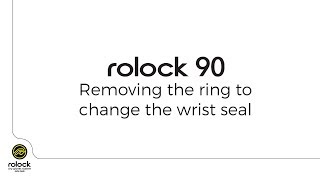 Rolock 90 Removing the ring to change the wrist seal [upl. by Judie576]