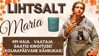 VLOG 91  HAUL  VAATAJA SAATIS KINGI KOLMAPÄEVANE KÄHKUKAS  LIHTSALT MARIA [upl. by Leahcimdivad]