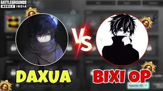 Daxua VS Bixi OP 😱 Who Will Win  KING of 5 FINGER  PUBG BGMI [upl. by Doty511]