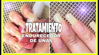 ♥ TRATAMIENTO DE UÑAS QUE ENDURECE Y FACILITA EL CRECIMIENTO ♥ [upl. by Serafina]